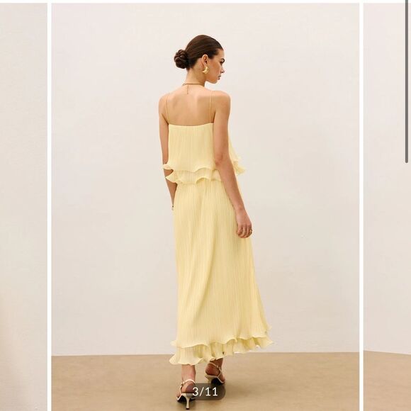 Commense Pleated Layered Ruffle Skirt Set NWT - Picture 3 of 6